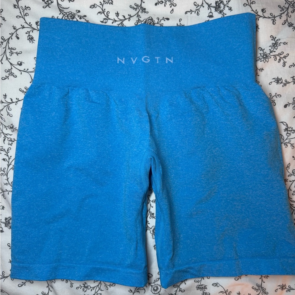 NVGTN Women's Vibrant Blue Bike Shorts